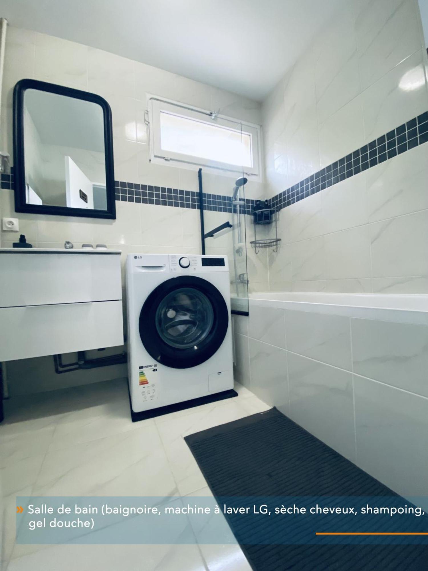 Appartement Parisien Neuf, Moderne Avec Une Grande Salon, 2 Chambres, 4 Lits, Parking Gratuit, 15Min De Paris Et 13 Min Aeroport Orly Vitry-sur-Seine Luaran gambar